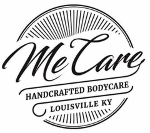 ME CARE HANDCRAFTED BODYCARE LOUISVILLEKY Logo (USPTO, 30.07.2019)