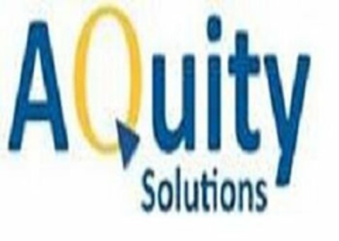 AQUITY SOLUTIONS Logo (USPTO, 05.09.2019)