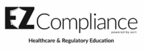 EZ COMPLIANCE HEALTHCARE & REGULATORY EDUCATION POWERED BY ASRT Logo (USPTO, 05.09.2019)