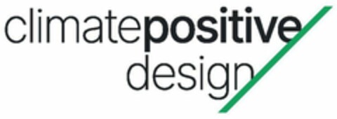 CLIMATE POSITIVE DESIGN Logo (USPTO, 12.09.2019)