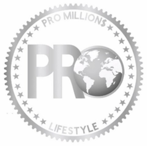 PRO MILLION$ PRO LIFESTYLE Logo (USPTO, 02.02.2020)