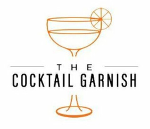 THE COCKTAIL GARNISH Logo (USPTO, 06/16/2020)