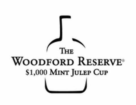 THE WOODFORD RESERVE $1,000 MINT JULEP CUP Logo (USPTO, 02/17/2009)