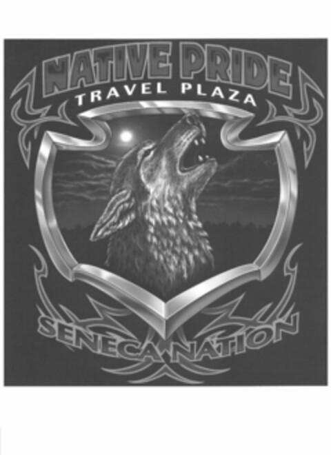 NATIVE PRIDE TRAVEL PLAZA SENECA NATION Logo (USPTO, 04/03/2009)