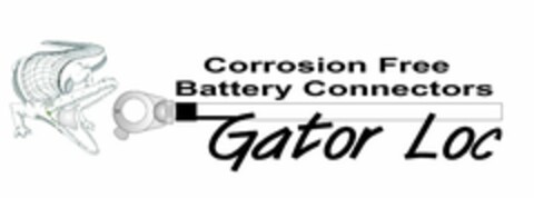 GATOR LOC CORROSION FREE BATTERY CONNECTORS Logo (USPTO, 13.10.2009)