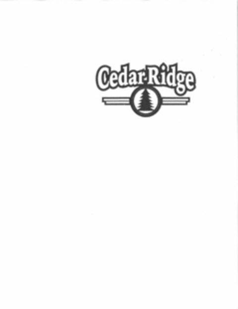 CEDAR RIDGE Logo (USPTO, 08.12.2009)