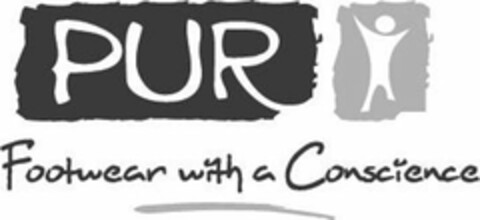 PUR FOOTWEAR WITH A CONSCIENCE Logo (USPTO, 09/16/2010)