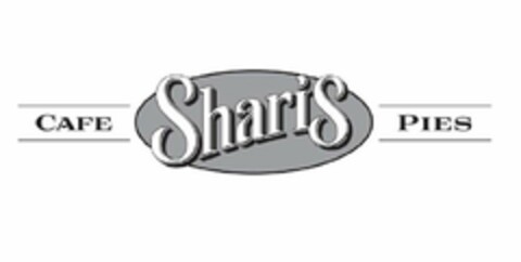 CAFE SHARIS PIES Logo (USPTO, 01.07.2011)