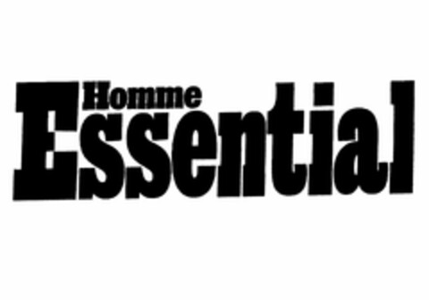 HOMME ESSENTIAL Logo (USPTO, 06.12.2011)