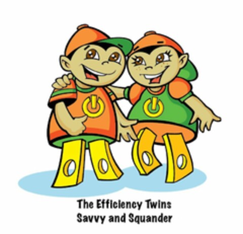 THE EFFICIENCY TWINS SAVVY AND SQUANDER Logo (USPTO, 16.12.2011)