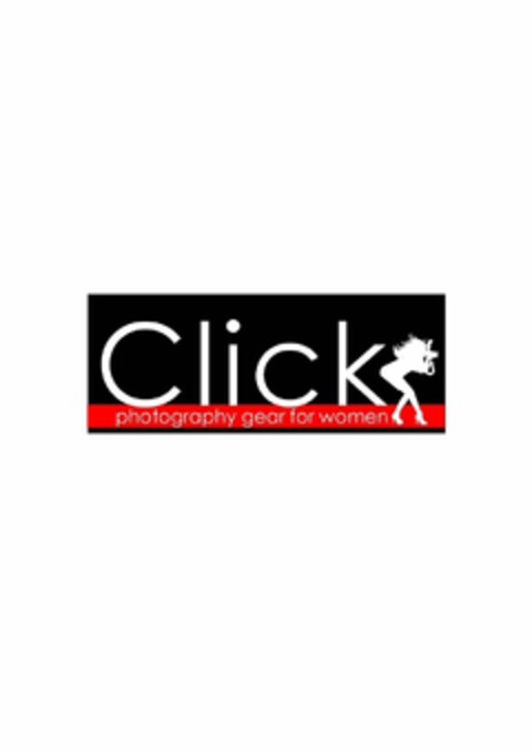 CLICK PHOTOGRAPHY GEAR FOR WOMEN Logo (USPTO, 23.08.2012)