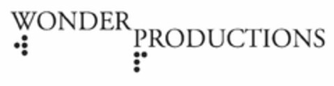 WONDER PRODUCTIONS Logo (USPTO, 10/08/2012)