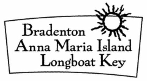 BRADENTON ANNA MARIA ISLAND LONGBOAT KEY Logo (USPTO, 07/16/2013)