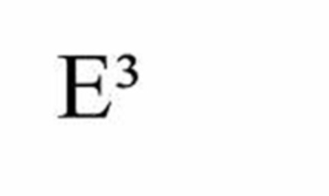 E 3 Logo (USPTO, 05.11.2013)