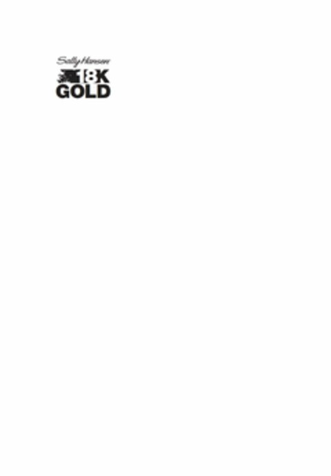 SALLY HANSEN 18K GOLD Logo (USPTO, 14.02.2014)