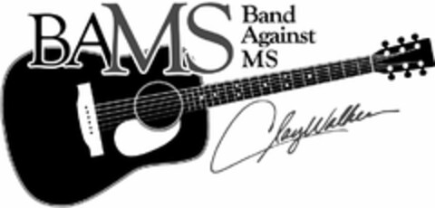 BAMS BANDS AGAINST MS CLAY WALKER Logo (USPTO, 08/13/2014)