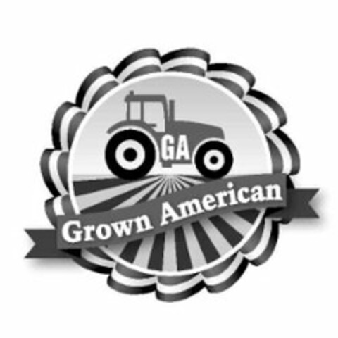 GA GROWN AMERICAN Logo (USPTO, 06.09.2014)