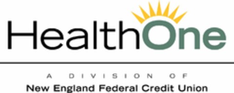 HEALTHONE - A DIVISION OF NEW ENGLAND FEDERAL CREDIT UNION Logo (USPTO, 05.02.2015)