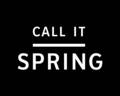 CALL IT SPRING Logo (USPTO, 11.08.2015)