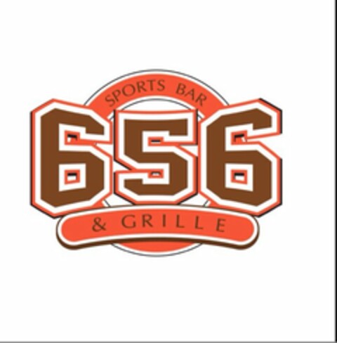 656 SPORTS BAR & GRILLE Logo (USPTO, 04/20/2016)