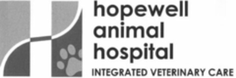 H HOPEWELL ANIMAL HOSPITAL INTEGRATED VETERINARY CARE Logo (USPTO, 07.08.2016)