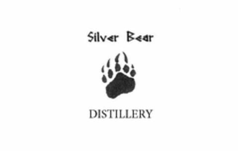 SILVER BEAR DISTILLERY Logo (USPTO, 02/07/2019)