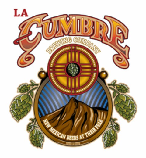 LA CUMBRE BREWING COMPANY NEW MEXICAN BEERS AT THEIR PEAK Logo (USPTO, 04/16/2019)