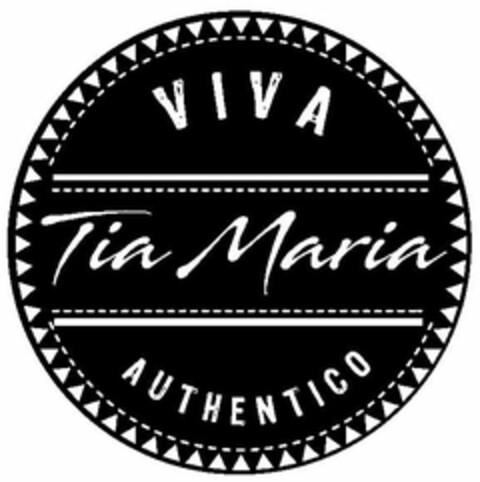 VIVA TIA MARIA AUTHENTICO Logo (USPTO, 06/20/2019)