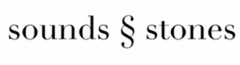 SOUNDS SS STONES Logo (USPTO, 16.07.2019)