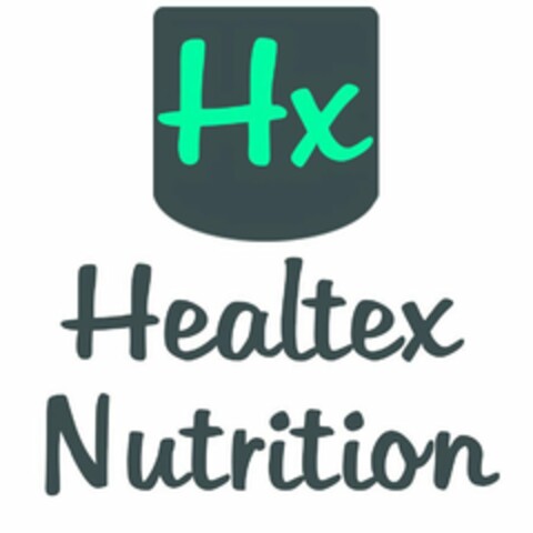 HX HEALTEX NUTRITIONS Logo (USPTO, 04.12.2019)