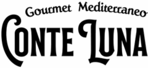 GOURMET MEDITERRANEO CONTE LUNA Logo (USPTO, 08.07.2020)