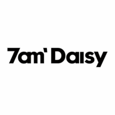 7AM' DAISY Logo (USPTO, 08/17/2020)