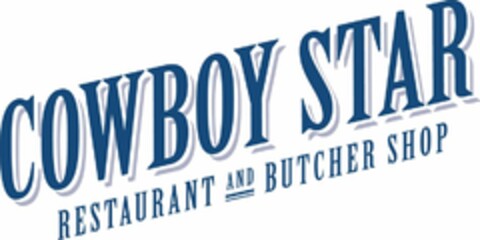 COWBOY STAR RESTAURANT AND BUTCHER SHOP Logo (USPTO, 20.01.2009)