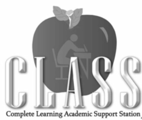 CLASS COMPLETE LEARNING ACADEMIC SUPPORT STATION Logo (USPTO, 02/13/2009)