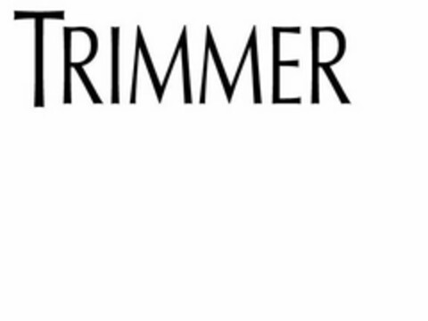 TRIMMER Logo (USPTO, 20.03.2009)