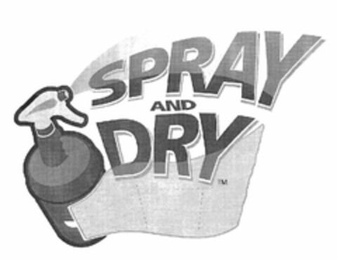 SPRAY AND DRY Logo (USPTO, 04.08.2009)