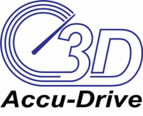 3D ACCU-DRIVE Logo (USPTO, 09/02/2009)