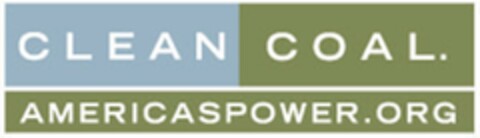 CLEAN COAL. AMERICASPOWER.ORG Logo (USPTO, 06.10.2009)