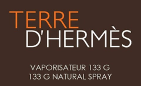 TERRE D'HERMÈS VAPORISATEUR 133 G 133 G NATURAL SPRAY Logo (USPTO, 11.06.2010)