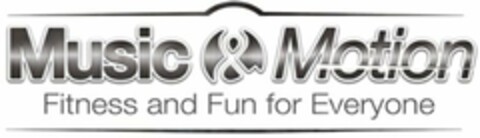 MUSIC & MOTION FITNESS AND FUN FOR EVERYONE Logo (USPTO, 13.12.2010)