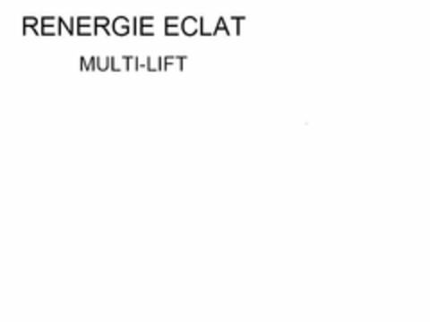 RENERGIE ECLAT MULTI-LIFT Logo (USPTO, 01/25/2012)