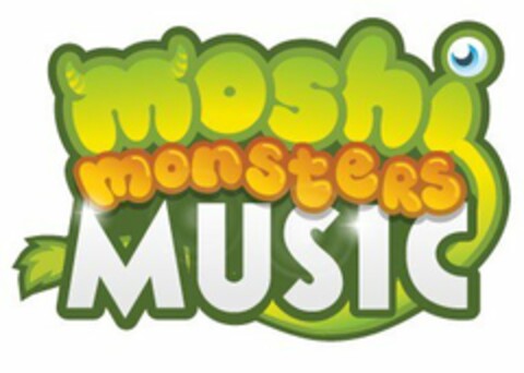 MOSHI MONSTERS MUSIC Logo (USPTO, 14.02.2012)