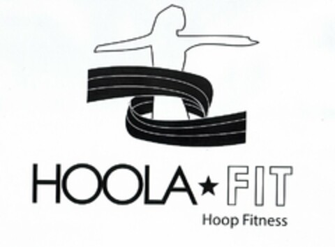 HOOLA FIT HOOP FITNESS Logo (USPTO, 02/14/2012)