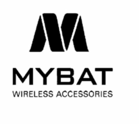 M MYBAT WIRELESS ACCESSORIES Logo (USPTO, 07/25/2012)