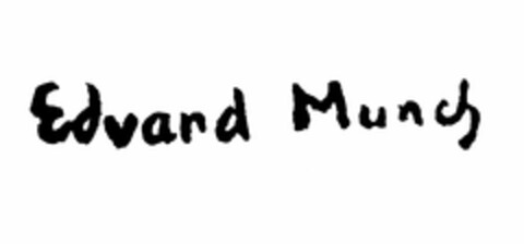 EDVARD MUNCH Logo (USPTO, 14.12.2012)