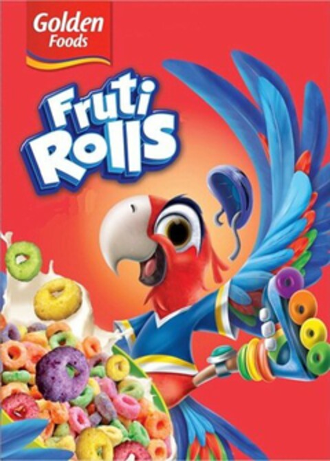 GOLDEN FOODS FRUTI ROLLS Logo (USPTO, 26.02.2013)