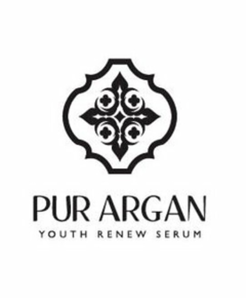 PUR ARGAN YOUTH RENEW SERUM Logo (USPTO, 08/12/2013)