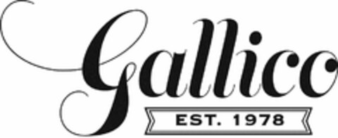 GALLICO EST 1978 Logo (USPTO, 01/06/2014)