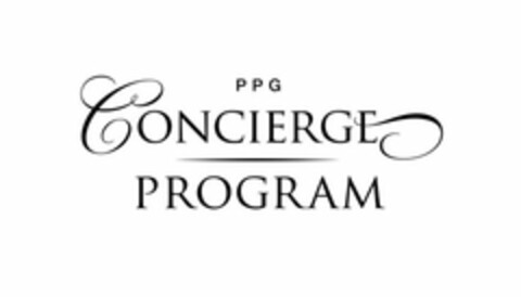 PPG CONCIERGE PROGRAM Logo (USPTO, 01/17/2014)