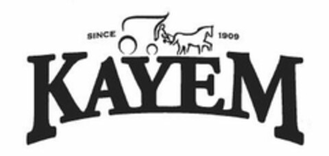 KAYEM SINCE 1909 Logo (USPTO, 04/01/2014)